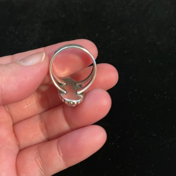 Hallmarked 925 Lapiz Ring vintage - Picture 10 of 11